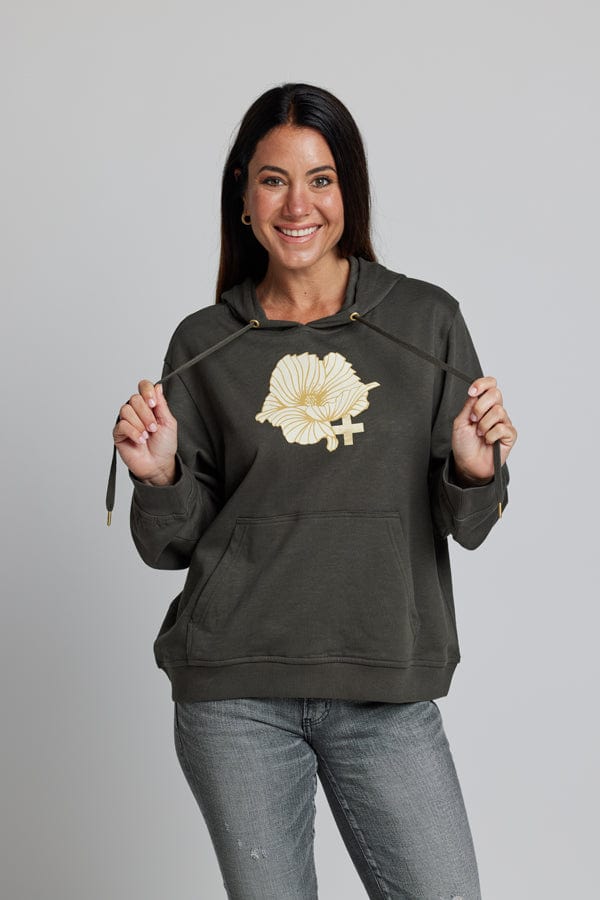 Stella + Gemma | Hoodie | Art Deco Peony