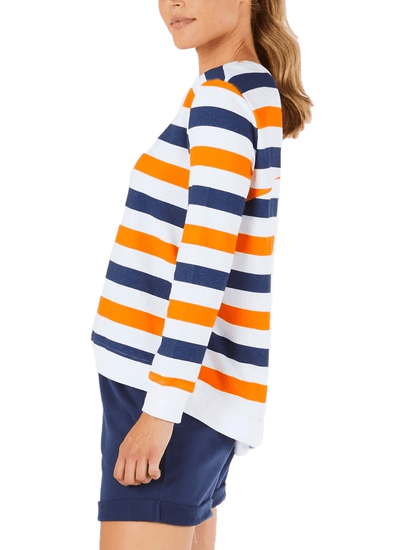 Betty Basics | Ryder Sweat | Multi Stripe