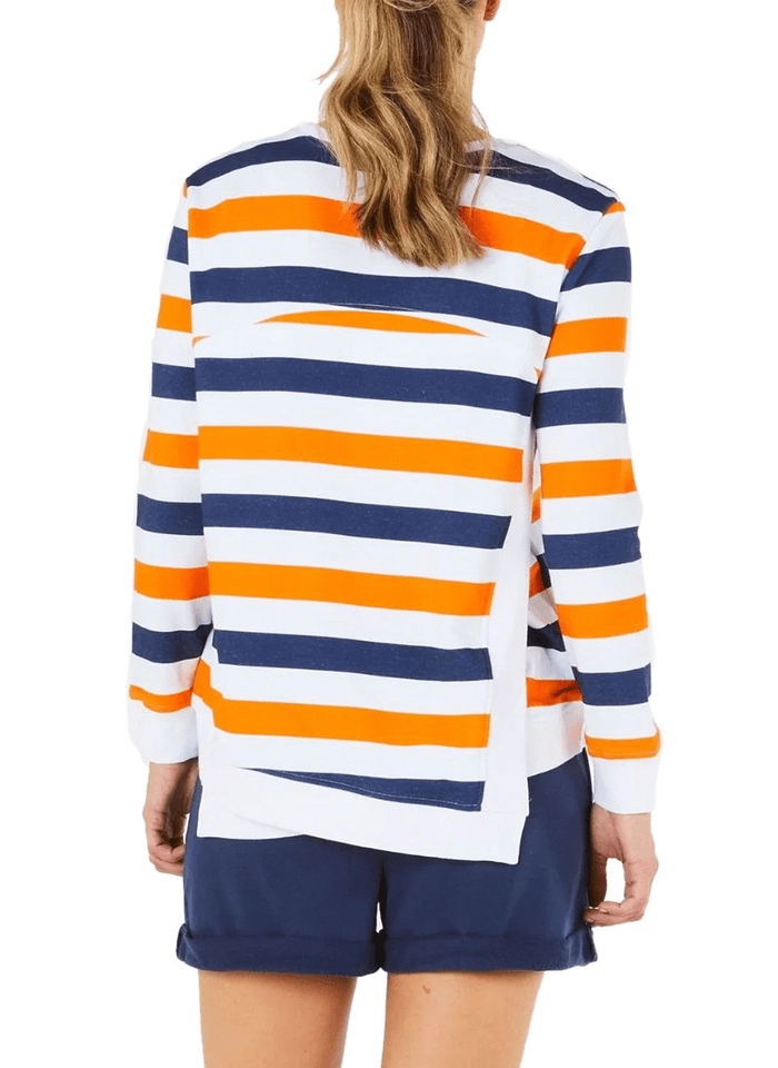 Betty Basics | Ryder Sweat | Multi Stripe