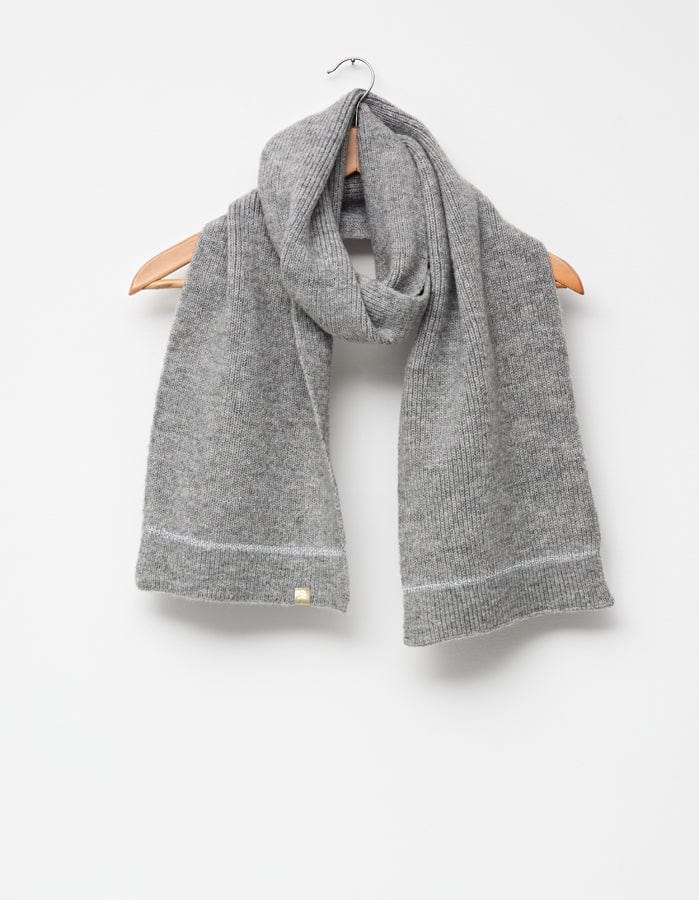 Stella + Gemma | Scarf | Grey with Silver Lurex