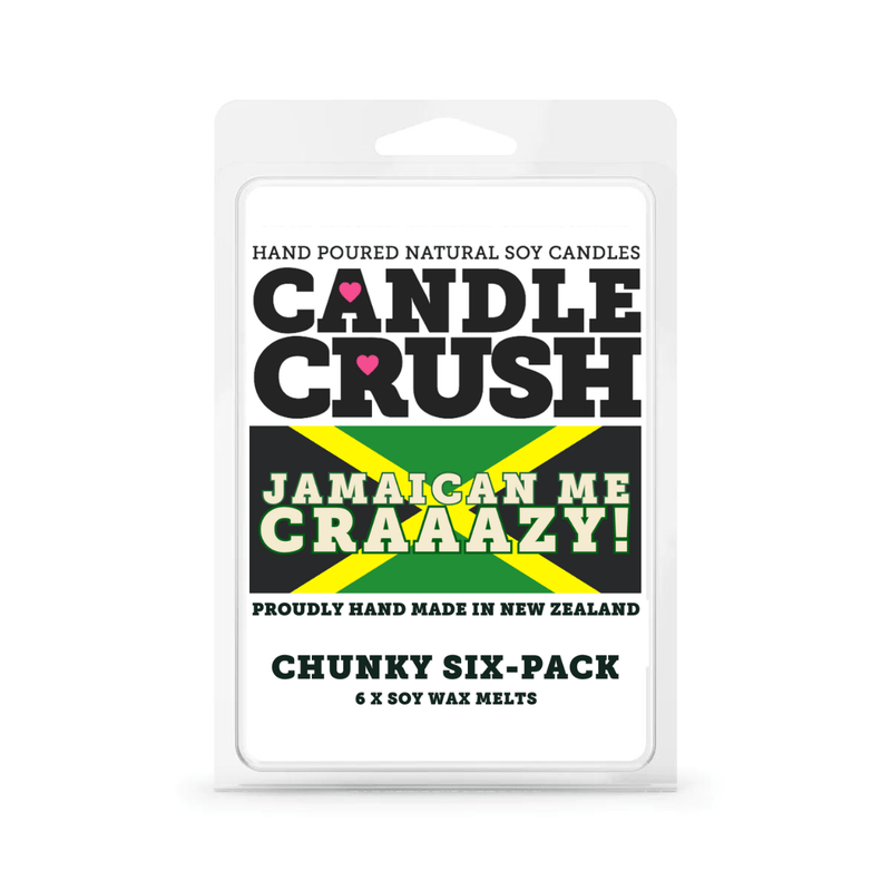 Candle Crush | Jamaican Me Craaazy- Chunky 6 Pack Soy Wax Melts