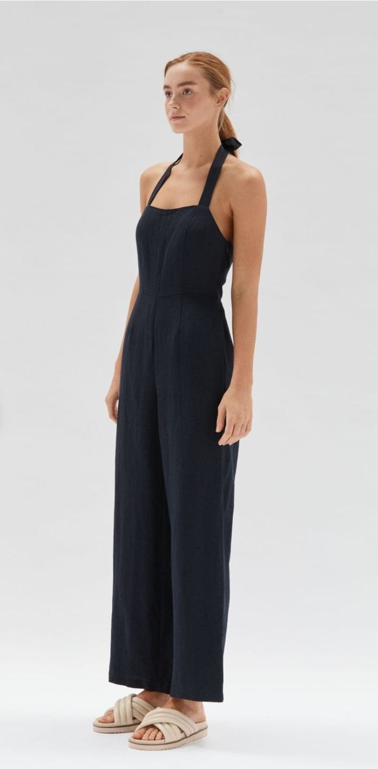 Staple The Label | Newport Halter Jumpsuit | Navy