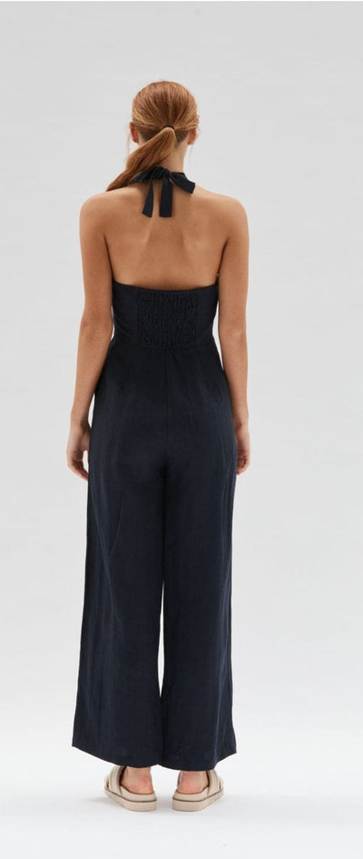 Staple The Label | Newport Halter Jumpsuit | Navy