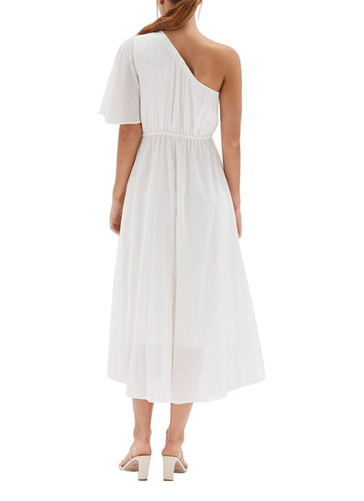 Staple The Label | Evie One Shoulder Dress | White