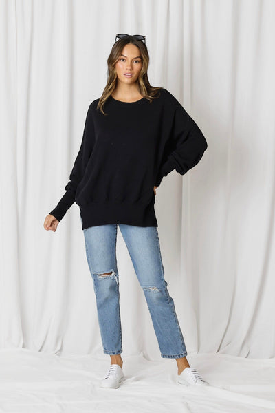 Love Lily The Label | Aspen Slouchy Knit | Black