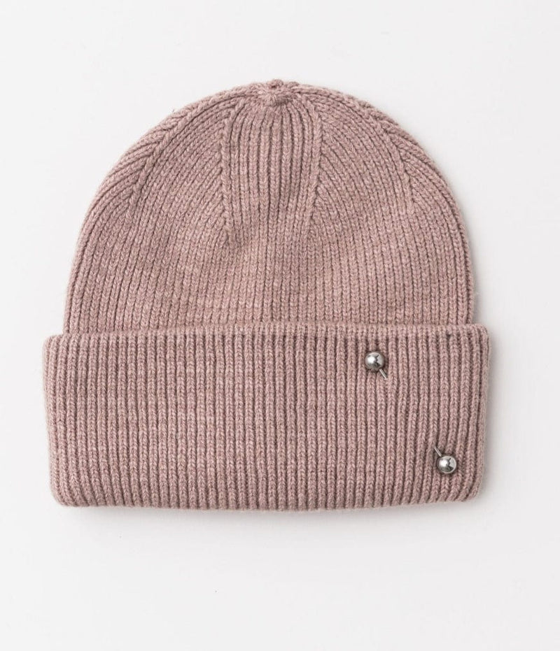 Stella + Gemma | Beanie | Blush Stone with Pin