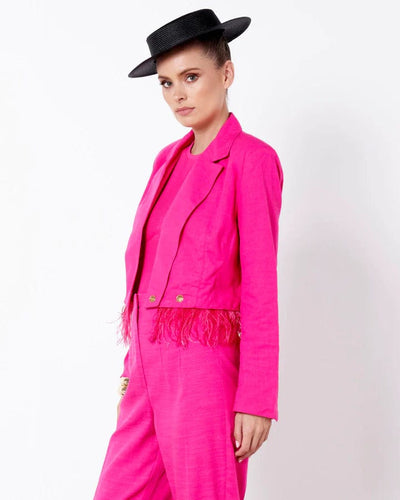 Fate + Becker | Enchanted Jacket | Fuchsia