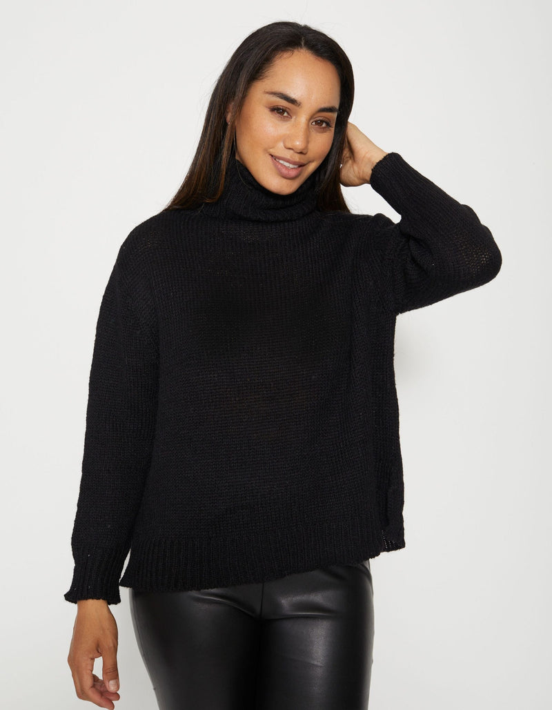 Stella + Gemma | Goldie Jumper | Black