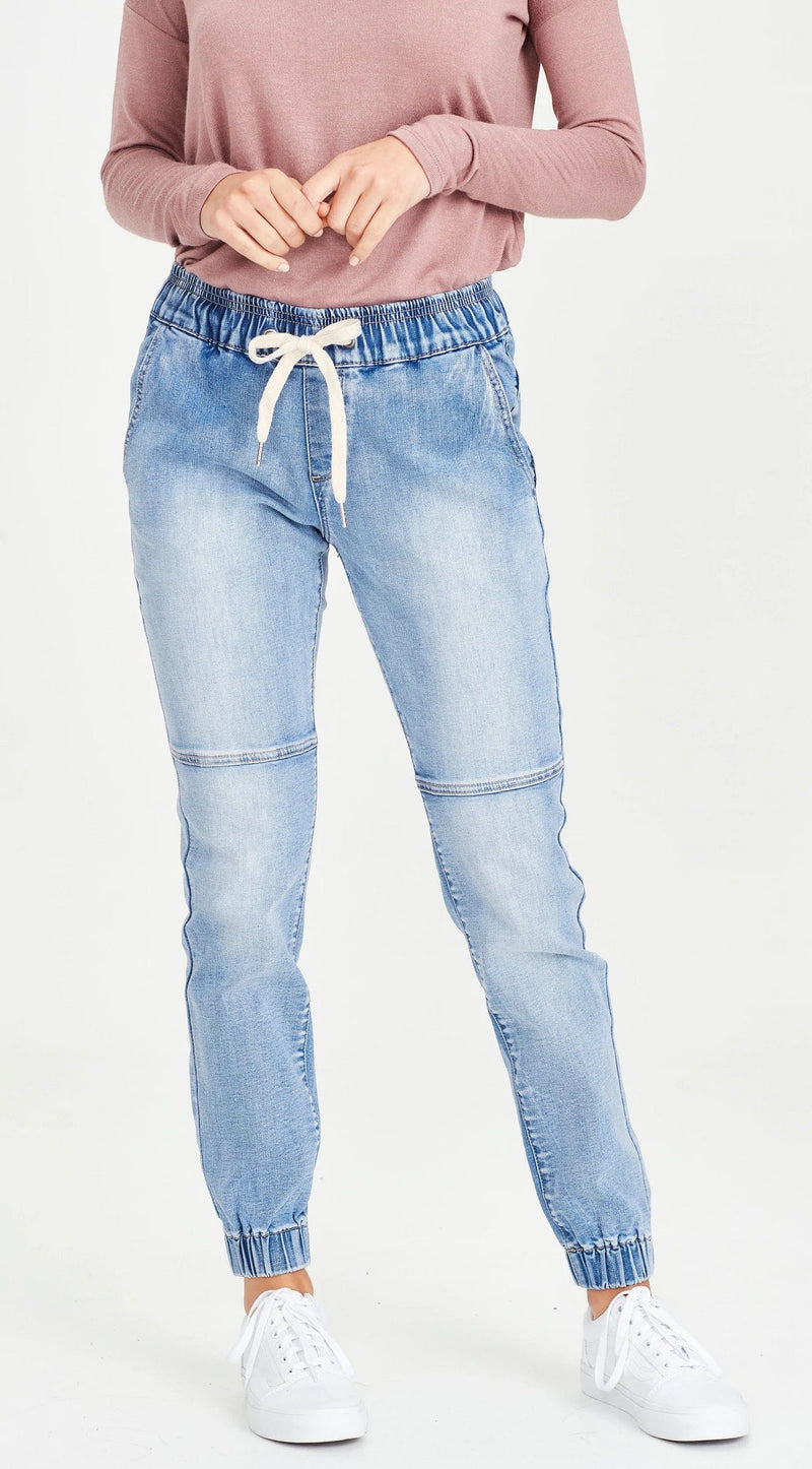 Junkfood Jeans | Jazmin Jogger | Mid Blue