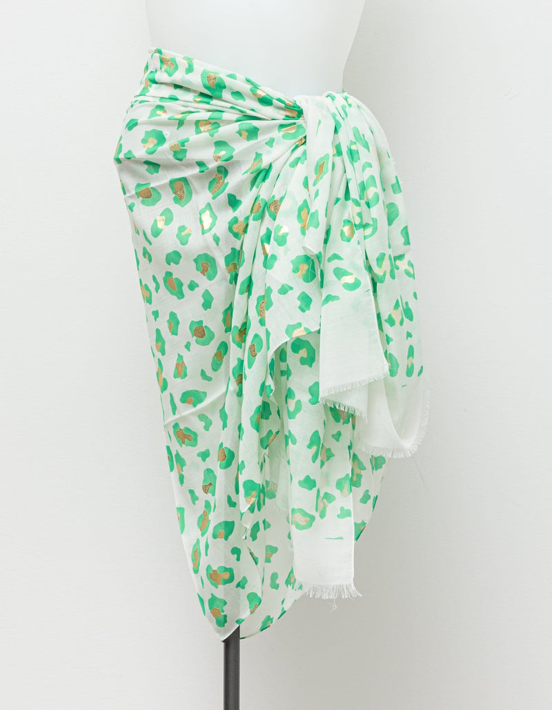 Stella + Gemma | Sarong | Mint Leopard