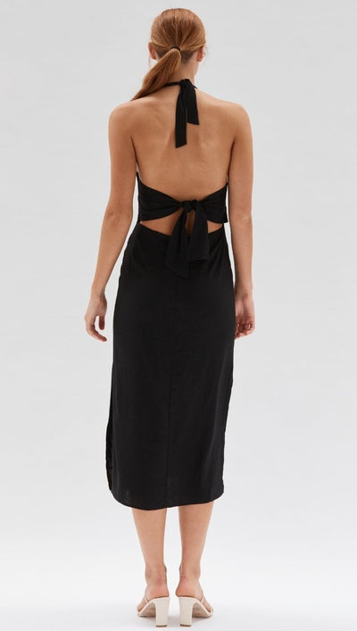 Staple The Label | Rae Tie Back Dress | Black