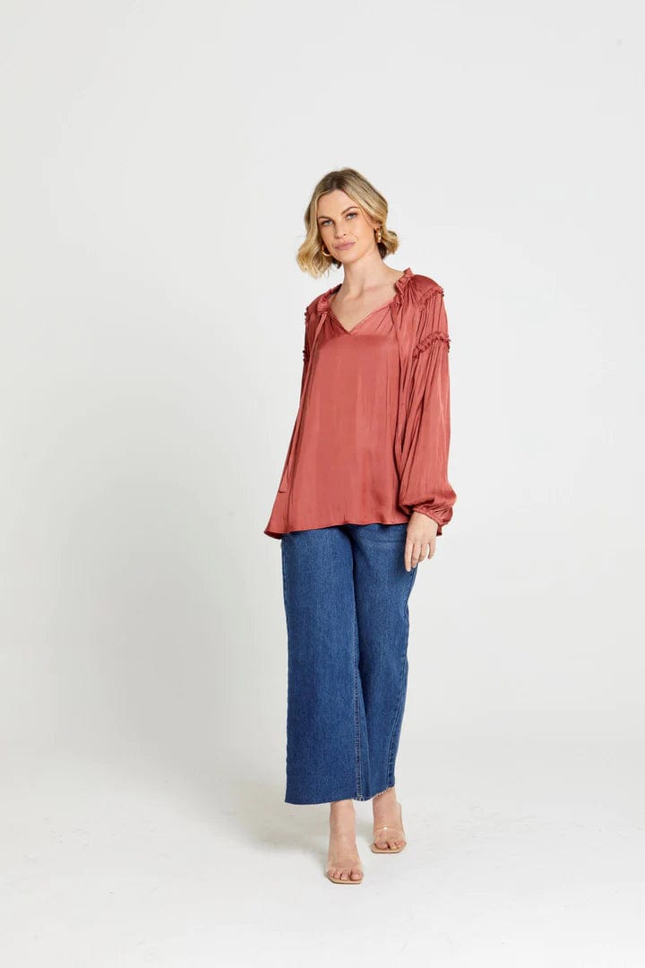 Fate + Becker | Midnight Flyer Top | Rose Ash