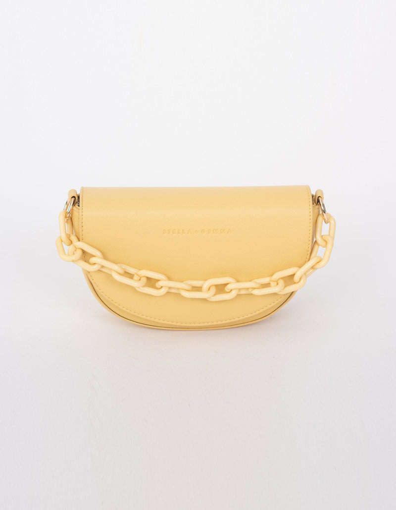 Stella + Gemma | Chain Bag | Lemon