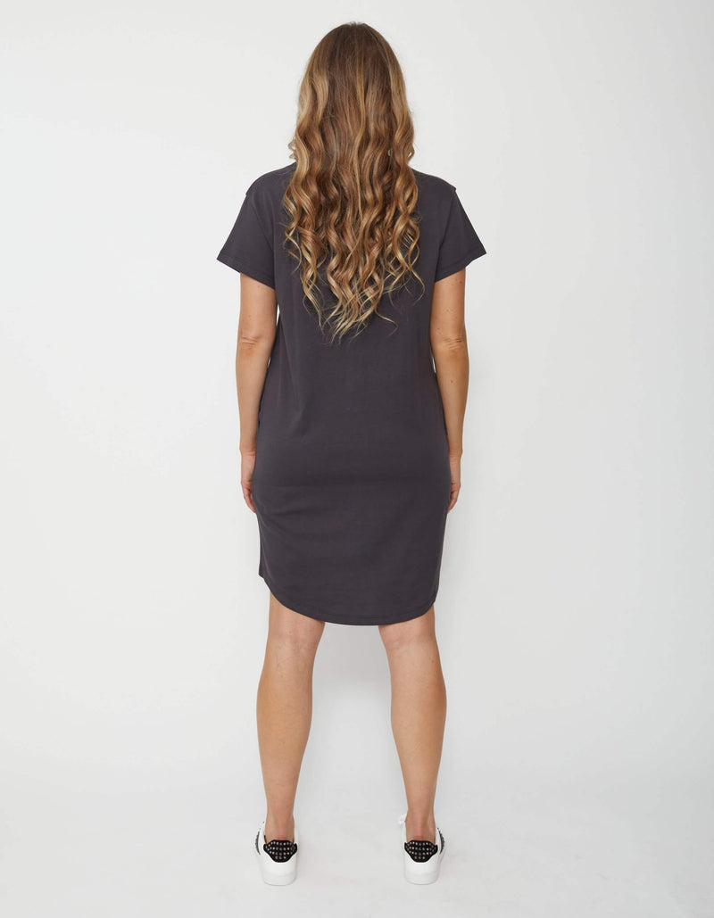 Stella + Gemma | MALIA Dress | Black Leopard Square/Stars