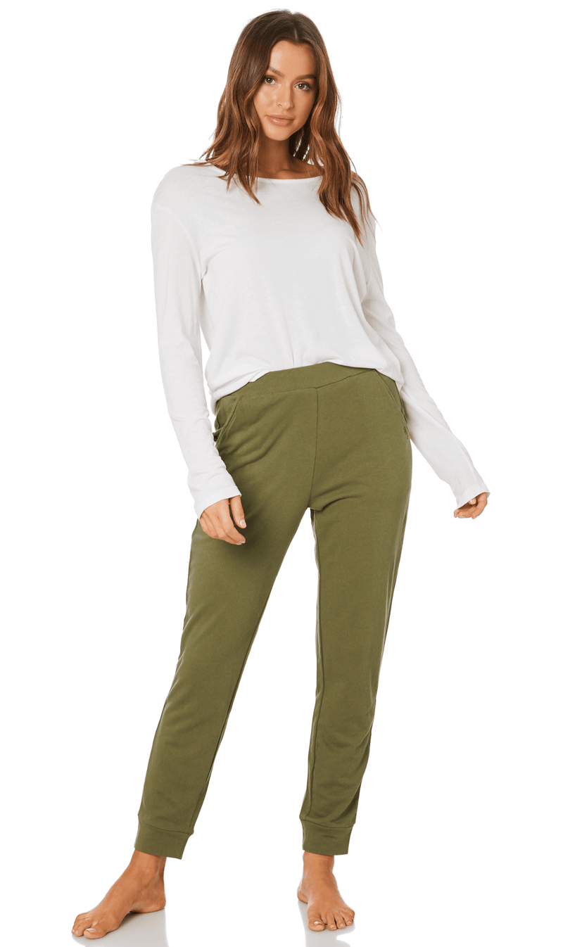 Betty Basics | Lindsay Jogger | Khaki