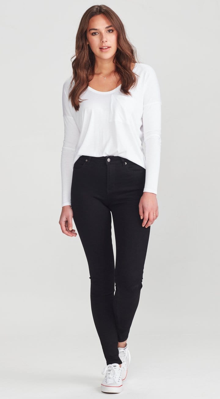 Junkfood Jeans | Slip - Tall Jean  | Black