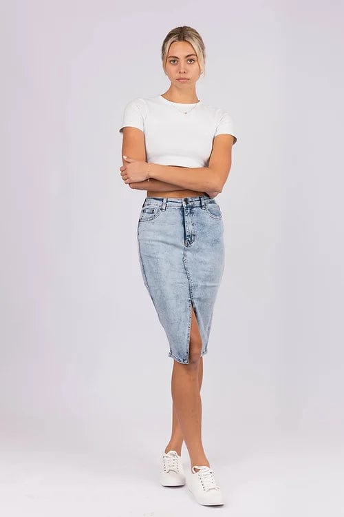 Wakee Jeans | Skirt | Acid Wash