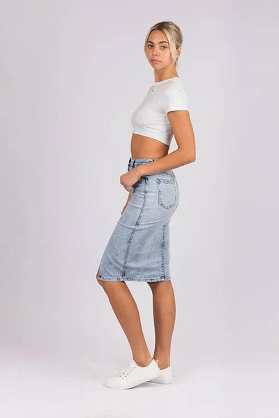 Wakee Jeans | Skirt | Acid Wash