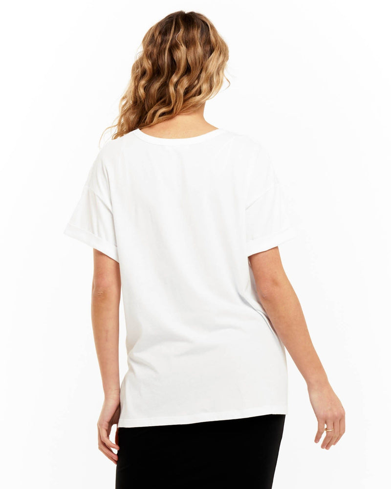 Betty Basics | Leighton Tee | White