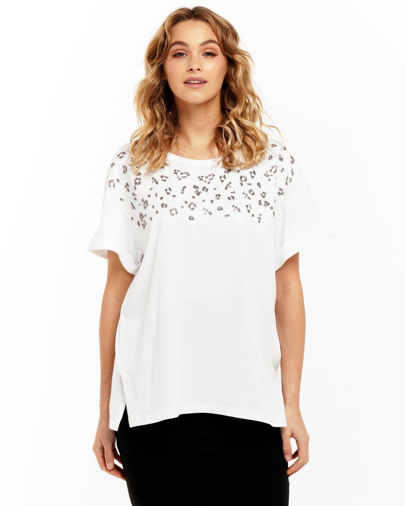 Betty Basics | Leighton Tee | White