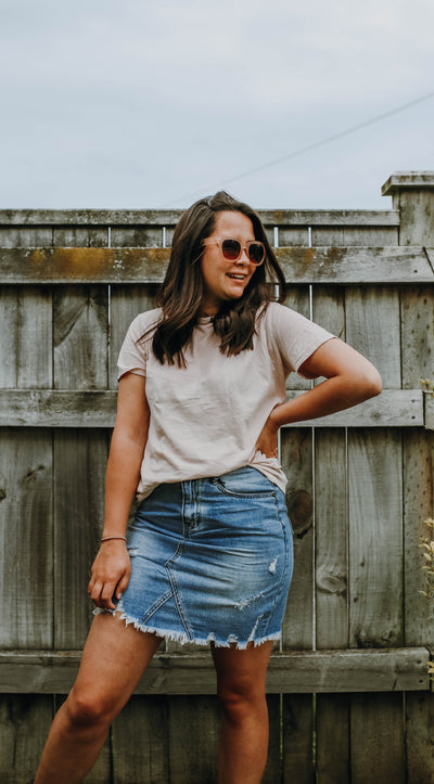 Junkfood Jeans | Ivy Blue Skirt | Blue