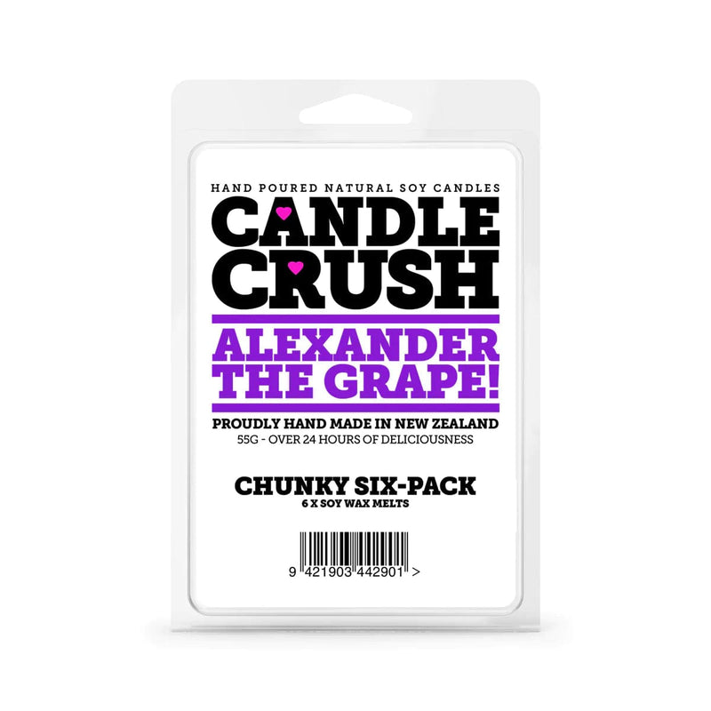 Candle Crush | Alexander The Grape! - Chunky 6 Pack Soy Wax Melts